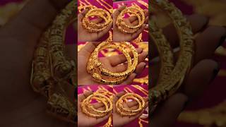 Latest gold bangles designs gold goldbangles shortsvideo fashion jewellery [upl. by Nazler325]