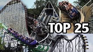 Top 25 Roller Coasters in the World 2020 [upl. by Verneuil]