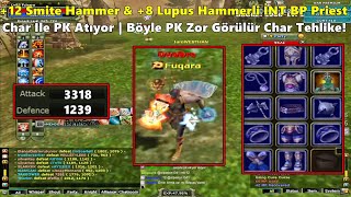 ZeitzquiN  Pandorada 12 Smite Hammerli İNT BP Priest Char İle PK Atıyor  Knight Online [upl. by Analrahc]