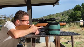 HW50s 5 shot group at 50mtrs Such an incredible Air Rifle [upl. by Nnylarej318]