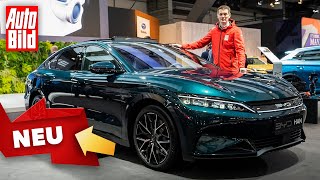 BYD Han EV 2023  Erster Check im MercedesEQEGegner aus China  Vorstellung mit Peter Fischer [upl. by Ille]