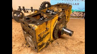 Caterpillar D2 5J1113 Starting System Ep10 Pony Short Block Assembly WO Block Damage 1 of 3 [upl. by Rawdin]