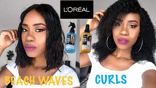 L’ORÉAL PARIS Stylista How To Do Perfect Curls amp Beach Wavy Hair [upl. by Aicnetroh474]