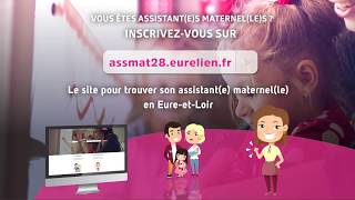 Assmat28eurelienfr le site pour trouver son assistante maternelle en EureetLoir [upl. by Hamian]