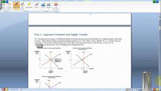 Aggregate Demand and Aggregate Supply Graphs [upl. by Mandeville]