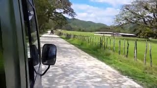 Driving on the road to YS falls in Jamaica [upl. by Trent]