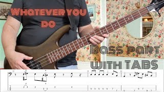 Whatever you do with Ibanez GIO GSR200B WNF bass part with TABS [upl. by Ailimat997]