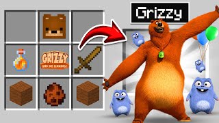 MINECRAFT aber DU KANNST GRIZZY und die LEMMINGE CRAFTEN😱 [upl. by Adidnac]