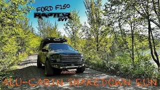 First Night in the AluCabin  Ford F150 Raptor  New Overland Setup [upl. by Stich868]