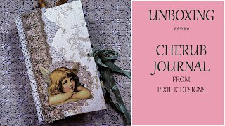 New Christmas Journal Flip Through  Christmas Junk Journal  Unboxing New Junk Journal [upl. by Finnegan]