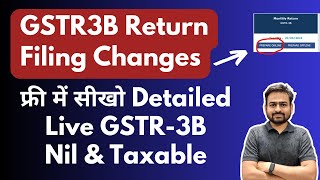 GSTR 3B Return Filing  How to File GSTR 3B  GST 3b Return Kaise Bhare  GSTR 3B Return Filing 2024 [upl. by Marcia679]