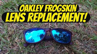 Oakley Frogskins Lens Replacement  Detailed 2024 Tutorial [upl. by Rj396]