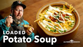 Loaded Potato Soup A Creamy Comfort Dish [upl. by Skye]