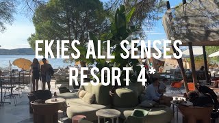 Greece 2024 Ekies all senses resort 4  review from family concept resort in 4k [upl. by Wallinga]