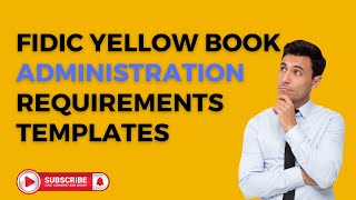 Tutorial Contract Administration template for FIDIC Yellow Book  design amp build contract [upl. by Nerdna]