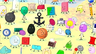 BFDI Ballers But I Added EVEN More Characters [upl. by Ynos613]