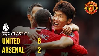 Manchester United 82 Arsenal 1112  Premier League Classics  Manchester United [upl. by Airotkiv507]