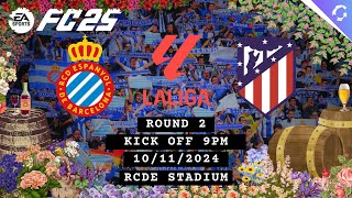 FC25  LaLiga R2  Espanyol vs Atletico Madrid  GIA Football [upl. by Enyale]