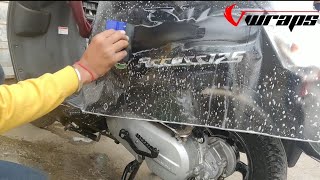 Suzuki Access Matt Lamination  Matt PPF Installation  Vwraps Sikar [upl. by Anade]