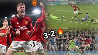 Man United vs Aston Villa 32 Highlights 🔥 Garnacho brace Rasmus Hojlund goal vs Aston Villa [upl. by Attennaej441]