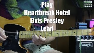 EASY  How to Play Heartbreak Hotel LEAD  Elvis Presley  L55 [upl. by Tichon]