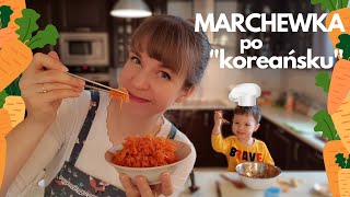 🥕🥕 Marchewka po quotkoreańskuquot  Surówka z marchewki daleka krewna kimchi  tylko POLSKIE SKŁADNIKI 🥕🥕 [upl. by Sybyl]