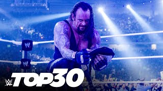 30 unforgettable Undertaker moments WWE Top 10 Special Edition Oct 28 2020 [upl. by Neyr564]