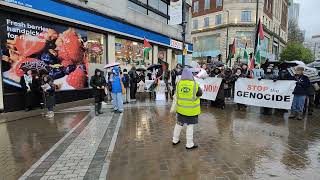 Brigate Leeds ProPalestine March Protest Nov 23rd 2024 protest leeds demonstration [upl. by Eelegna]