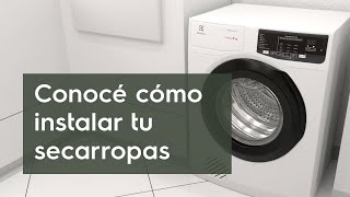 ¿Cómo instalar tu secarropas Electrolux [upl. by Jt]