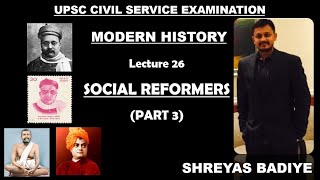 Social Reformers of India  Part 3  Modern History of India [upl. by Odanref762]