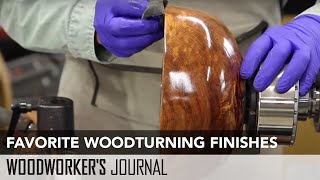 Favorite Woodturning Finishes [upl. by Ytissahc]