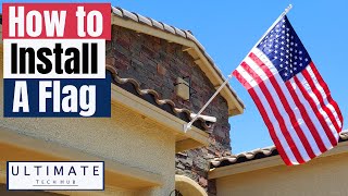 HOW TO INSTALL A FLAG ON A HOUSE QUICK amp EASY SEASONAL DESIGNS INC [upl. by Vincenty]