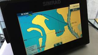 SIMRAD GO7 XSE  move waypoints [upl. by Bauer]