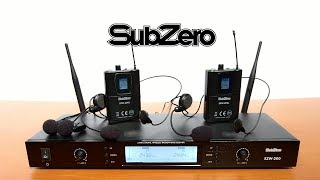 SubZero SZW200L Dual Digital Wireless Headset and Lav Mic System [upl. by Hephzipa]