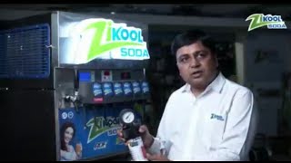 Strong soda Carbonation test of Zikool Soda Machine [upl. by Hobey]