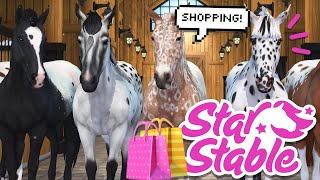 BUYING ALL THE APPALOOSA HORSES 🐴 IN STAR STABLE Ft My Mom [upl. by Petula914]