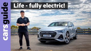 Audi etron 2022 review Sportback 55 First Edition  the best premium electric SUV EV yet [upl. by Travax]