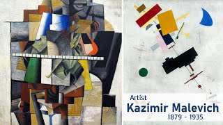 Artist Kazimir Malevich 1879  1935  Suprematism Painter  WAA [upl. by Rosie878]