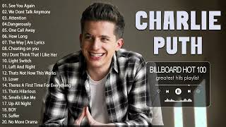 Charlie Puth song 2023  Charlie Puth Playlist  top songs Charlie Puth 🎧 [upl. by Bittner697]