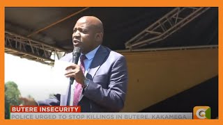 Police urged to stop killings in Butere Kakamega [upl. by Ainadi]