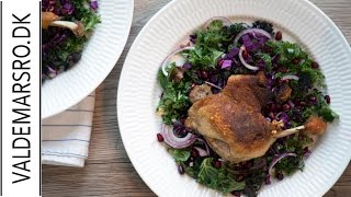 Confiterede andelår  Confit de Canard opskrift [upl. by Aikemit]