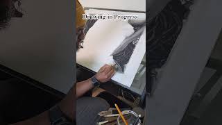 Charcoal Drawing drawing draw drawings art Pencildrawing charcoaldrawing viral shorts [upl. by Innaig682]