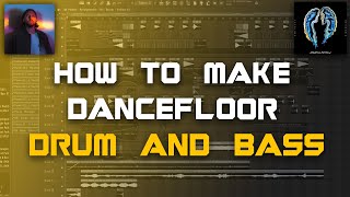 How to make dance floor drum and bass like Subfocus and Subsonic  FL studio 21 dnb tutorial [upl. by Nilok]