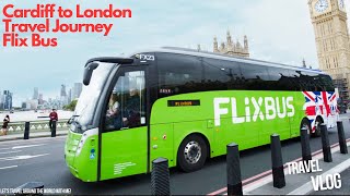 Budget Travel Cardiff to London on FlixBus  Europes Cheapest Bus Service [upl. by Yahc445]