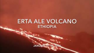 Latest news from the Erta Ale volcano [upl. by Htedirem]