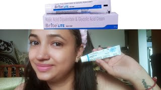 Brite Lite cream review skinbrightening unevenskintonemelasma fairskin [upl. by Ahsinat]