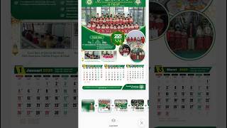 TEMPLATE CANVA KALENDER 2025 TINGGAL GANTI FOTO [upl. by Lindblad]