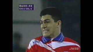 19970705 Chile 4  Colombia 1 Partido Completo 60fps  Clasificatorias Francia 1998 [upl. by Ellesor]