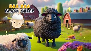 Baa Baa Black Sheep   Nursery Rhyme for Kids  Bedtime Rhymes  Simple Poems for Kids [upl. by Ikila107]