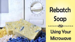 How to Re batch Soap using your Microwave  Super Easy  Soap Saving [upl. by Amber]